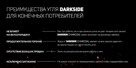 DARKSIDE CHARCOAL (BIG CUBE) - 1KG - 72 BRICKS Картинка №0